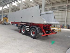 Remolque Volquete Camión Tipo Volquete Trasero Semi Remolque Galvanizado Remolque de 7 Toneladas - Product Image 4