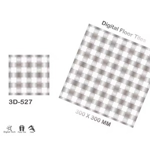 Marca Vistaar, lo último en pisos de cerámica de cubo 3D, superficie rústica rectificada 30x30 12x12 16x16 40x40 300x300 400x400, acabado esmaltado - Product Image 6