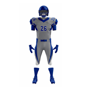 Uniforme de football américain à manches courtes respirant, impression numérique personnalisée, prix bas, nouvelle conception de haute qualité, ensembles d'été pour adultes - Product Image 1