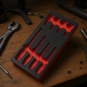 Bandeja de espuma vacía Facom para el juego de destornilladores Protwist MODM.AT3, estuche para herramientas - Product Image 3