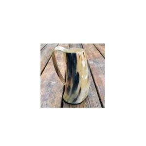 Mug en corne de buffle, mug à bière en corne de bœuf écologique, personnalisation du logo, mugs en corne - Product Image 3