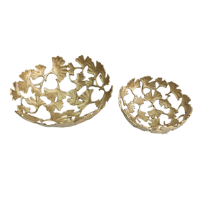 Gingko Feuille Plateau Rond Plat Bols Décoration De Mariage Vaisselle Centre De Table pour Cuisine Top Vente Bols pour Manger À La Maison - Product Image 1