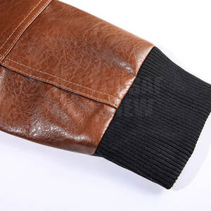 Chaquetas de cuero personalizadas de buena calidad para hombre chaqueta de cuero para invierno a la venta chaquetas de cuero cómodas - Product Image 4