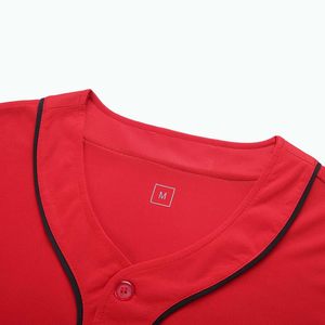 Maillots de sport personnalisés de haute qualité pour équipes de baseball et de softball, respirants, 100 % polyester, unisexes, impression par transfert thermique - Product Image 3