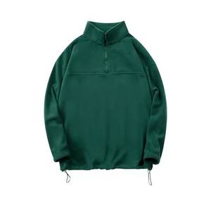 Sweats à capuche en polaire polaire avec fermeture éclair, sweats à capuche d'hiver, impression de logo personnalisé, broderie, sweats à capuche lourds et amples unisexes - Product Image 3