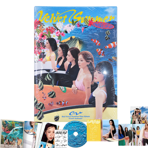 Red Velvet Velvet Summer Mini Album [B Ver.] CD + Photobook + Photocard + Carte postale + Affiche pliée + Autocollant (Surfin' Boy) Musique K-Pop - Product Image 1