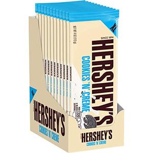 HERSHEY'S Cookies 'n' Creme Bonbons extra larges, en vrac, barres de 4 oz (12 pièces) - Product Image 1