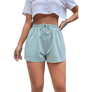 Venta al por mayor de las mujeres de cintura alta Jogger Correr Poliéster Athletic Workout Yoga Custom Fashion Women Sports Short - Product Image 5