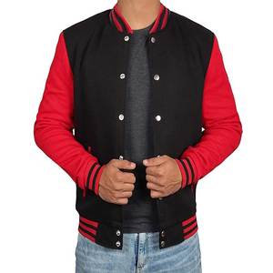 Custom Chenille Embroidery <b>Patch</b> Vintage Letterman Varsity <b>Jackets</b> for Men Baseball <b>Jackets</b> with Front Logo for Winter Season - Product Image 3