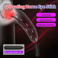 Stimulateur pénien vibrant en silicone à billes pour hommes, plug urétral BlueRabbit, fabrication OEM, marque privée, vente en gros