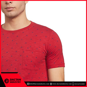 Prix de gros: T-shirts pour hommes fabriqués sur mesure avec un design à col en O à la mode et un logo en polyester/coton - Product Image 5