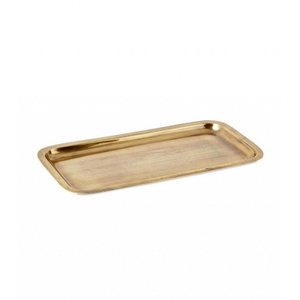 Trending 2026 Brass Serving <b>Trays</b> In Gold Finished Rectangle Shape For Home & Hotels Tabletop <b>Snacks</b> And Drinks Serving <b>Trays</b> - Product Image 1