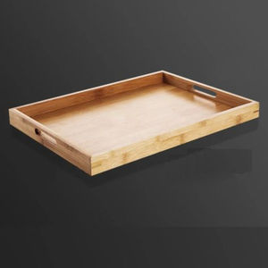 Plateau de service alimentaire en bois classique Plateau de table basse en bois de chêne de fabricants et de fournisseurs - Product Image 4