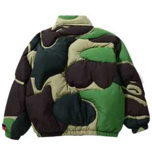 2025 nuevas chaquetas de plumón de talla grande para hombre, chaqueta acolchada de invierno a la moda informal para hombre, chaqueta Bomber, abrigos con logotipo personalizado - Product Image 5