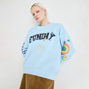 Nouveau sweat-shirt à manches longues pour femme en coton 100% épais et polaire imprimé écologique de haute qualité à prix avantageux - Product Image 3