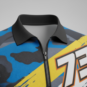 เสื้อโปโลสำหรับแข่ง MX เสื้อโปโลแบบสั้นระบายอากาศได้ดีแห้งเร็วเสื้อโปโลทีมลูกเรือ - Product Image 3