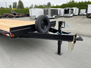 Semi-remorque à plateau plat en acier de 20 pieds 2024, capacité de 15 à 20 tonnes - Product Image 2