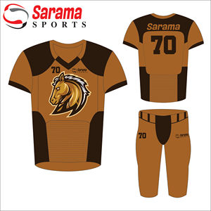 Maillot et pantalon en maille réversible pour enfant, costume de Football américain pour jeunes, cousu sur mesure, bon marché, disponible en différentes couleurs - Product Image 1