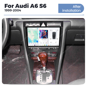 DUDUAUTO DUDU7 Smart Android 13 <span class=keywords><strong>Autoradio</strong></span> pour <span class=keywords><strong>Audi</strong></span> <span class=keywords><strong>A6</strong></span> <span class=keywords><strong>C5</strong></span> 1997-2004 S6 2 1999-2004 RS6 1 2002-2006 - Product Image 3