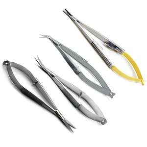 Castroviejo Micro Noyes Tijera de acero Frazier Tubo de succión Manual Conjunto de instrumentos de sutura oftálmica Instrumentos de base quirúrgica - Product Image 4