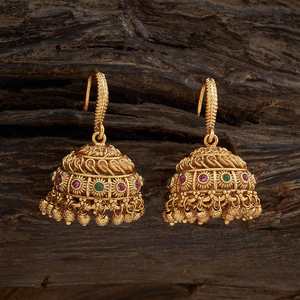 Pendientes Colgantes Vintage con Diseños de Campanas, Bolas, Latón, Perlas y Diamantes, Estilo Religioso y Étnico, Ideales para Bodas - Product Image 1