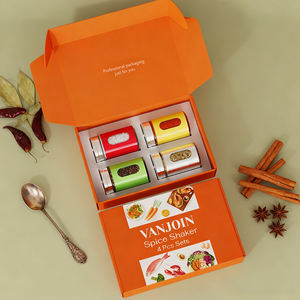 पेशेवर रसोई सीज़निंग कंटेनर 90 मिलीलीटर स्पष्ट ग्लास जार स्टेनलेस स्टील टॉप विंडो मसाला डिस्पेंसर - Product Image 1