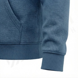 Hoodie surdimensionné élégant pour homme, design vintage délavé avec poche avant, confortable, personnalisable pour l'hiver. - Product Image 6
