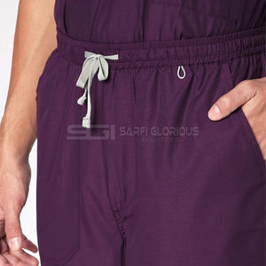 Prix bas, livraison rapide, blouses médicales unisexes, personnalisables, tissu à séchage rapide, manches courtes, uniformes médicaux pour le personnel, usage quotidien - Product Image 4