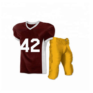 Uniforme de fútbol americano personalizable de la mejor calidad Unisex 100% poliéster transpirable todas las estaciones en tallas grandes diseño impreso - Product Image 1