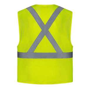 Reflective Working <b>Vest</b> <b>Men</b> Industrial Safety Clothing Durable Lightweight Fabric OEM ODM Factory Direct Wholesale Supplier - Product Image 4