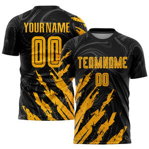 Camiseta de fútbol por sublimación Premium logotipo personalizado venta al por mayor OEM poliéster secado rápido transpirable camiseta de fútbol kit de entrenamiento - Product Image 1