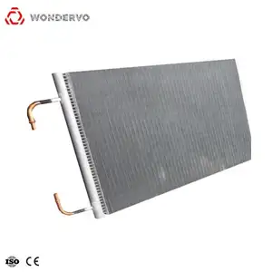 China Fabricante Alta Eficiência Transversa Fin Alumínio Micro Canal Trocador De Calor Condensador De Evaporador De Ar Condicionado