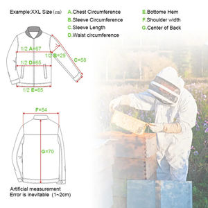 OEM Service Factory Supplies Costumes d'apiculture pour hommes Vêtements de sécurité 2025 Costumes d'apiculture avec conception personnalisée - Product Image 4