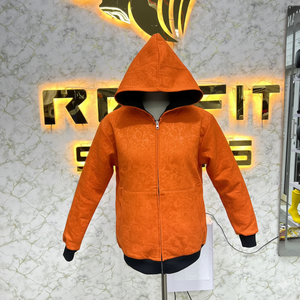 Nueva Llegada, Mejor Precio, Sudadera con Capucha y Cremallera de Calidad Duradera, Color Marfil Estampado, Fabricada en Fábrica, Sudadera con Capucha para Hombre a Precio Económico - Product Image 1