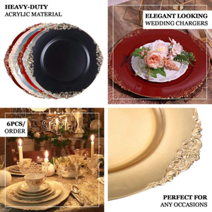 Assiette de présentation en bois pour mariages et événements Assiette de présentation ronde pour desserts et aliments de bonne qualité Prix de gros - Product Image 5