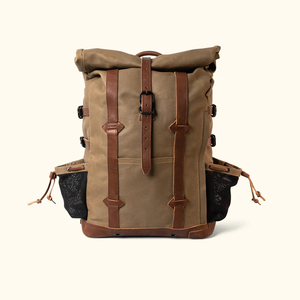 Vente en gros de sac à dos en toile de cuir véritable personnalisé sac à dos à fermeture éclair portable et durable sac à dos de sport décontracté randonnée - Product Image 1