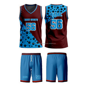 Personaliza tus Propios Uniformes de Baloncesto de Equipo, Conjunto de Camiseta sin Mangas Reversible Unisex, Talla Grande, Logotipo Frontal Impreso, Transpirable - Product Image 4