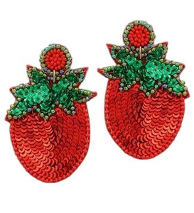 ต่างหูรูปปลาดาวปักลูกปัดที่มีสไตล์ล่าสุดพร้อมเครื่องประดับทำมือทันสมัยหรูหราพรีเมี่ยมคุณภาพสูงสำหรับเด็กผู้หญิง - Product Image 4