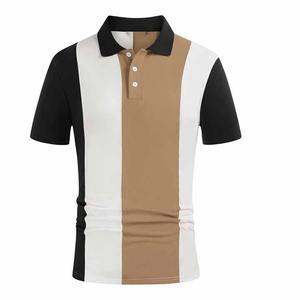 Polo personalizado para hombre 2025 al por mayor, camisetas holgadas de golf 100% algodón con patrón de lona sólida lisas en blanco - Product Image 1