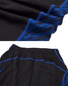 Short de compression de gymnastique et de course à pied à motif uni Short de compression de gymnastique pour hommes de qualité supérieure - Product Image 3