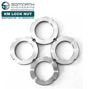 Écrous de blocage KM03 de haute qualité M17X1 écrou de blocage d'arbre à roulement métrique de précision pour un montage sécurisé en acier inoxydable - Product Image 5