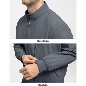 Chaqueta cortavientos Softshell impermeable ligera para hombre con cierre de cremallera para aventuras al aire libre con opciones de marca - Product Image 4