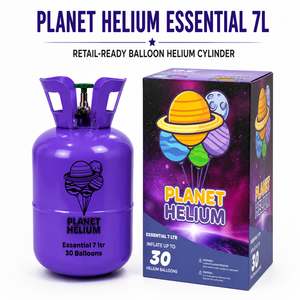 Cilindro de Helio Compacto de 7L de Acero al Carbono de Baja Presión para Llenado de Globos, Helio Portátil para Eventos y Fiestas - Product Image 2