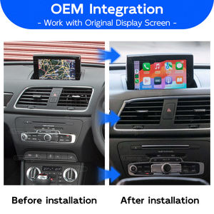 Module décodeur sans fil <span class=keywords><strong>Apple</strong></span> <span class=keywords><strong>CarPlay</strong></span> Android Auto pour <span class=keywords><strong>Audi</strong></span> <span class=keywords><strong>Q3</strong></span> 8U A3 A4 A5 Q2 S4 S5 A6 Q7 Q5 Q7 (2012-2018) - Product Image 2