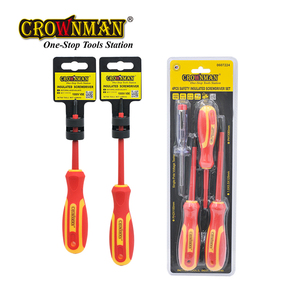 CROWNMAN Professional Hand fastener Tools 1000v scanalato/Phillips isolato cacciavite <span class=keywords><strong>per</strong></span> elettricista cacciavite magnetico VDE - Product Image 6