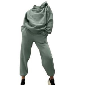 Conjunto Deportivo de Felpa para Hombre, Sudadera con Capucha Gruesa, Marca OEM, Chándal Informal de Invierno, Pantalones y Sudadera - Product Image 6