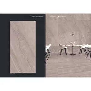 Vistaar cerámica Extra grande 1200x2400 monolito Beige diseño mármol pulido porcelana losa baldosas fábrica Hall ladrillo refractario - Product Image 5