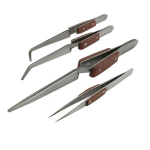 แหนบต่อขนตาทำจากสเตนเลสแหนบต่อขนตาแบบสั่งทำโลโก้ได้ตามต้องการ - Product Image 1