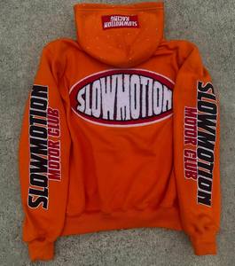 Écusson personnalisé avec strass, logo brodé, sweat à capuche surdimensionné en éponge française, sweat à capuche vintage en coton lourd délavé au soleil pour hommes - Product Image 2