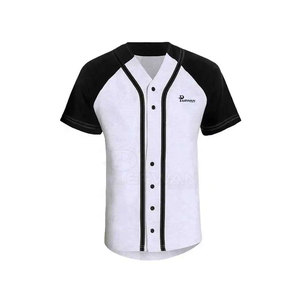 ชุดเครื่องแบบเบสบอลระบายอากาศมาใหม่ผ้าโพลีเอสเตอร์100% เลือกสีและโลโก้ได้ - Product Image 2